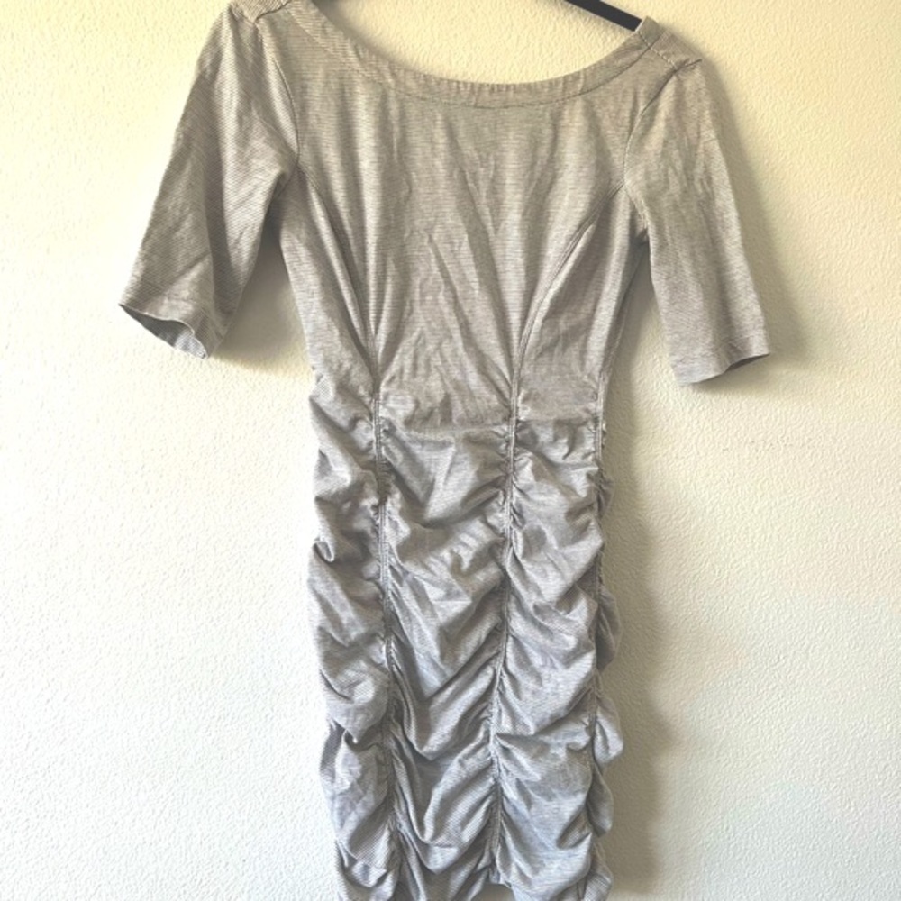 BCBGeneration Ruched Body Con Mini Dress